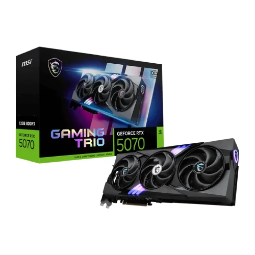 MSI GeForce RTX 5070 12G GAMING TRIO OC GDDR7 250W Graphics Card